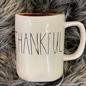 Rae Dunn OG Rare HTF THANKFUL Mug